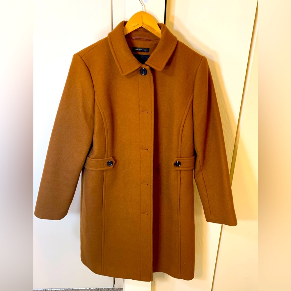 Talbots Brown Wool Coat